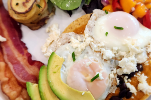 Port_Austin_Bed_and_Breakfast_Port_Austin_Michigan_Hotel_Image 14 - Port Austin Bed & Breakfast Huevos Rancheros with Mango Salsa