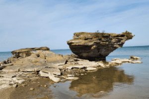 Port_Austin_Bed_and_Breakfast_Port_Austin_Michigan_Hotel_Image - Port Austin Bed & Breakfast Geological formation on the shores of Saginaw Bay